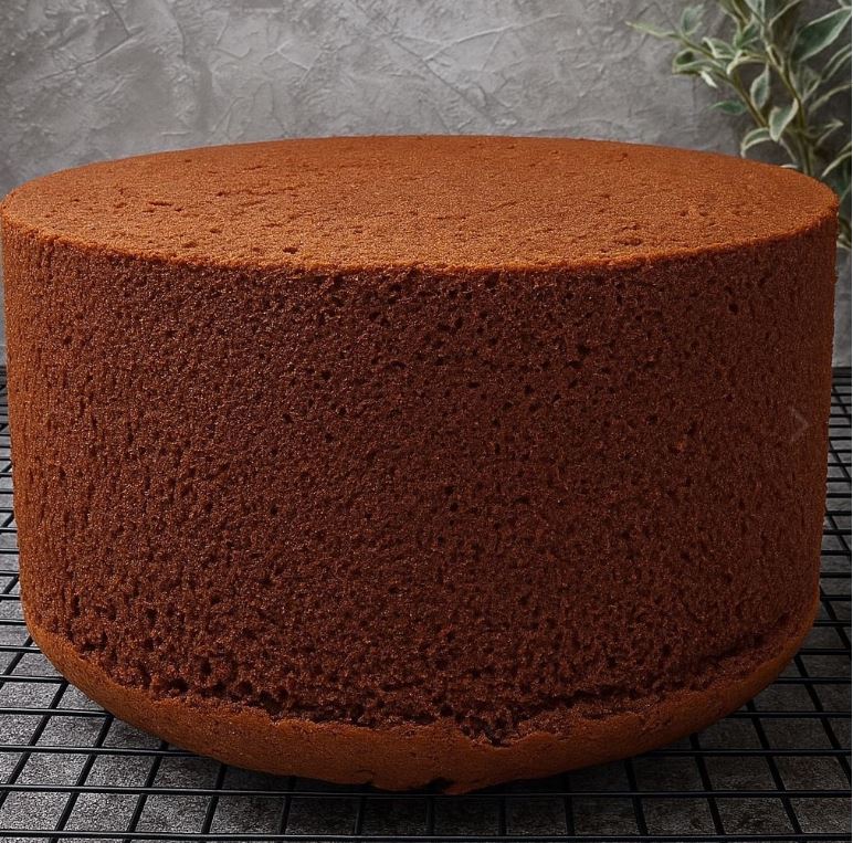 Бисквит шоколадно-молочный